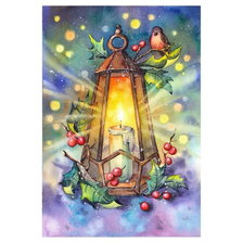 Схема вышивки «Рождественский фонарь»