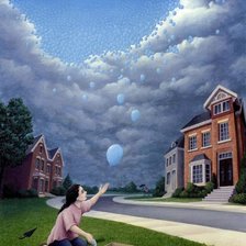 Схема вышивки «воздушный шарик»