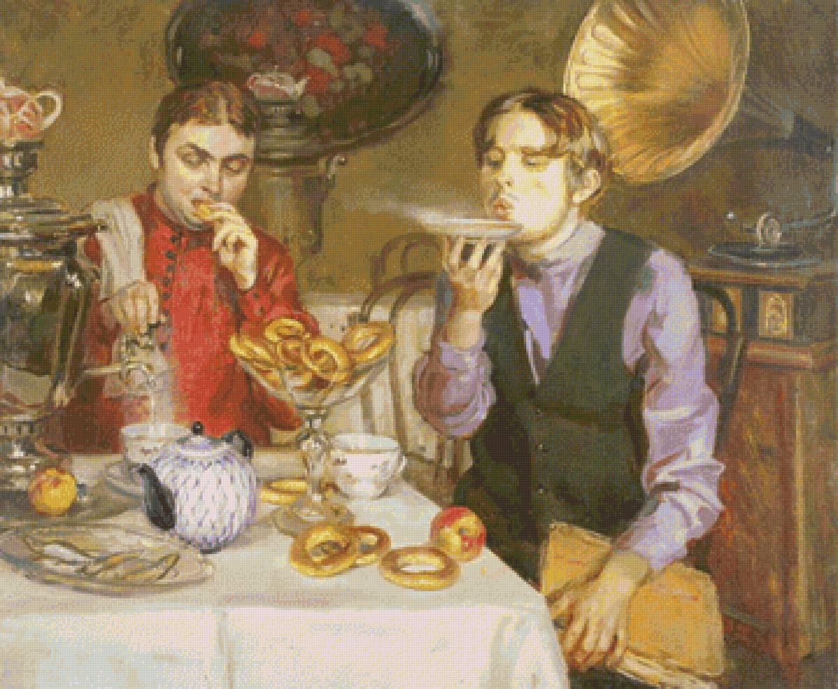 Русь - самовар, пнк, русь, чаепитие - предпросмотр