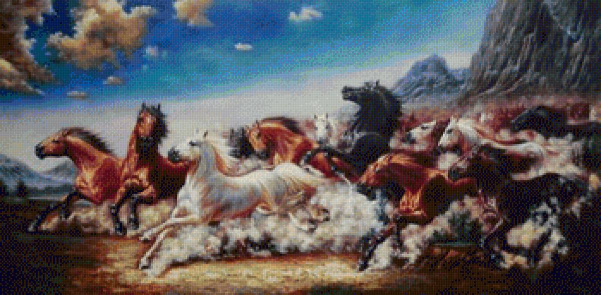 Wild Horses - horses - предпросмотр