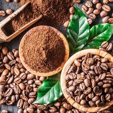 Схема вышивки «Кофе и зерна»