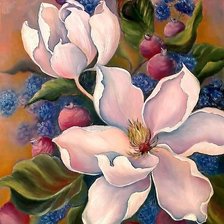 Схема вышивки «Цветы»