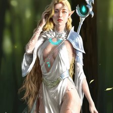 Схема вышивки «Эльфийка»