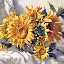 Схема вышивки «Sunflowers»