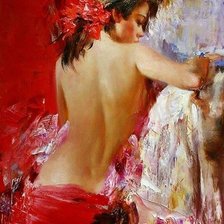 Схема вышивки «kobieta»