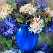 Схема вышивки «hortensje»