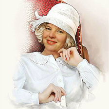 дама в шляпе