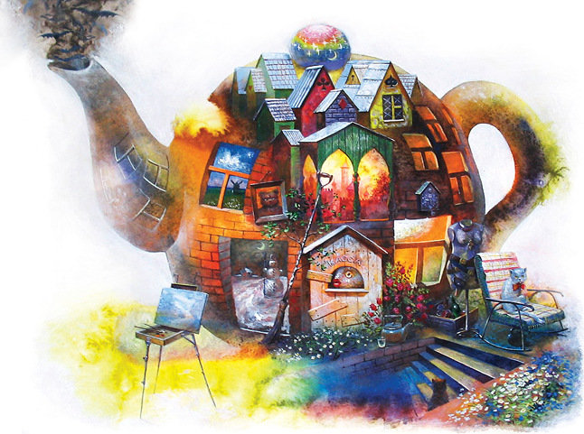 чайный домик - дом - оригинал