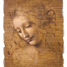 Схема вышивки «la escapigliata»