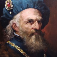 Схема вышивки «старик»