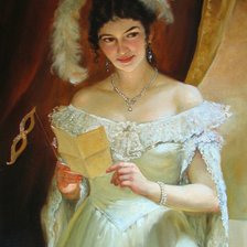 Схема вышивки «записка»