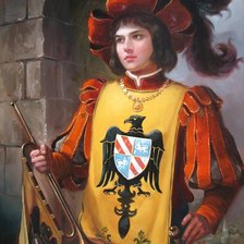 Схема вышивки «паж»