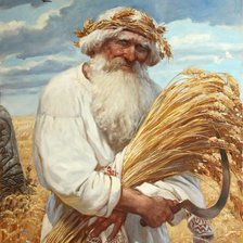 Схема вышивки «старик со снопом»