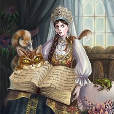 девушка с книгой