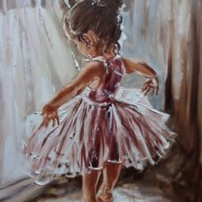 Схема вышивки «Маленькая баллерина»