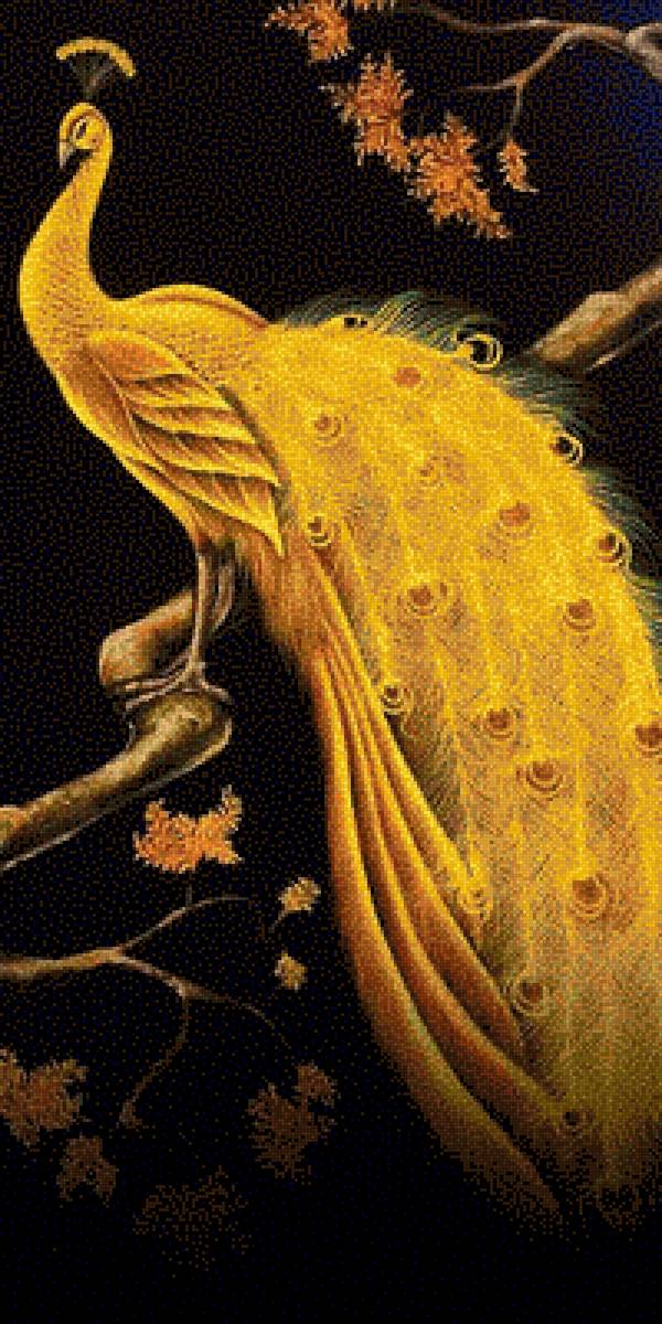 Yellow Peacock - peacock - предпросмотр