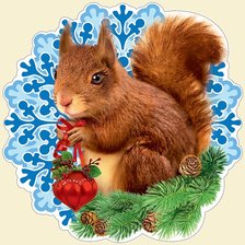 Схема вышивки «Белка»