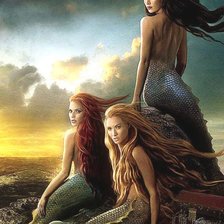 Схема вышивки «Mermaids»