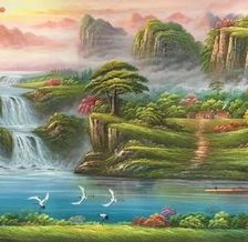 Схема вышивки «Scenery»