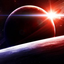 Схема вышивки «Космос»