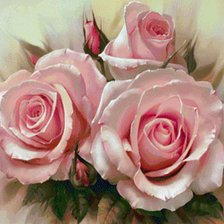 Схема вышивки «Розы»