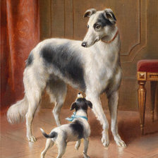 Схема вышивки «Дочь моя, что за манеры!»