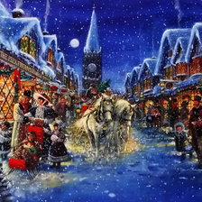 Схема вышивки «ШЕРВУД СТЮАРТ. КАНУН РОЖДЕСТВА»