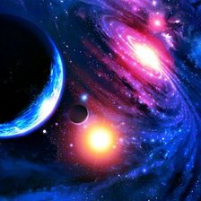 Схема вышивки «Космос»