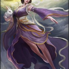 Схема вышивки «Богиня луны»