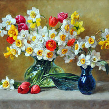 Схема вышивки «Цветы»