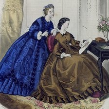 Схема вышивки «Vintage Ladys 3»