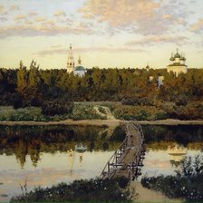 Схема вышивки «Левитан "Тихая обитель"»