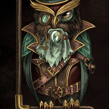 Схема вышивки «сова»