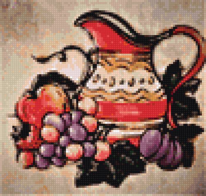 Дуэт кувшин/тарелка10%пер 18на17 - кухня, тарелка, дуэт, кувшин - предпросмотр