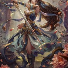 Схема вышивки «Дева»