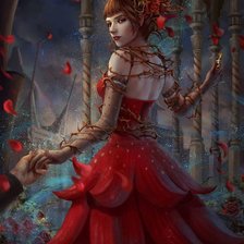 Схема вышивки «Дева»