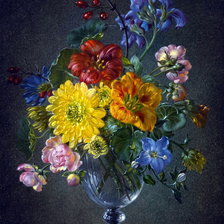 Схема вышивки «БУКЕТ»