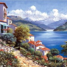 Схема вышивки «la costa»