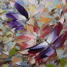 Схема вышивки «Dmitry Kustanovich - motyle»