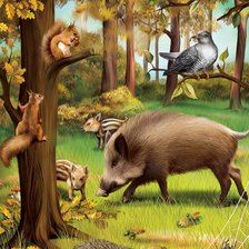 Схема вышивки «En el bosque4»