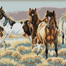 Схема вышивки «Young Blood»