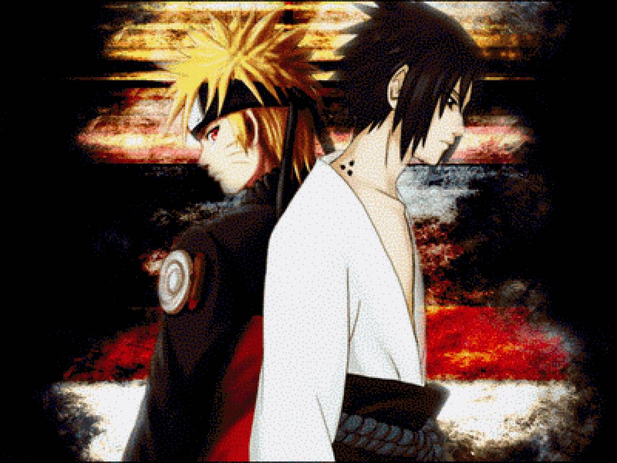 Саске и Наруто - предпросмотр