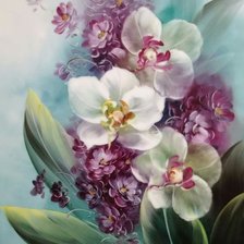 Схема вышивки «Цветы»