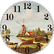 Схема вышивки «часы 5»