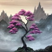 Схема вышивки «Bonsái»