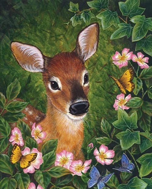 Олененок - оригинал