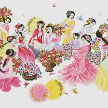 Схема вышивки «East Ladies»