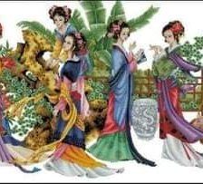 Схема вышивки «East Ladies»