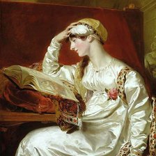 Схема вышивки «за книгой»