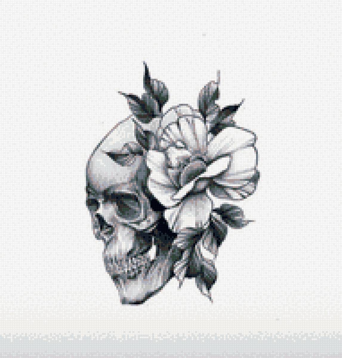 Очаровательный череп - череп - предпросмотр